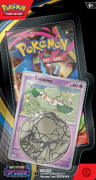 POKEMON TCG - PHANTASMAL FLAMES CHECKLANE BLISTER PACK (COTTONEE)